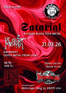 Das Beteigeuze im Hexenhaus - Konzert "Satarial" und "Kavernist"